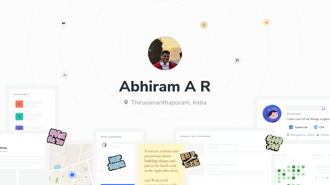 Abhiram A R | Devfolio