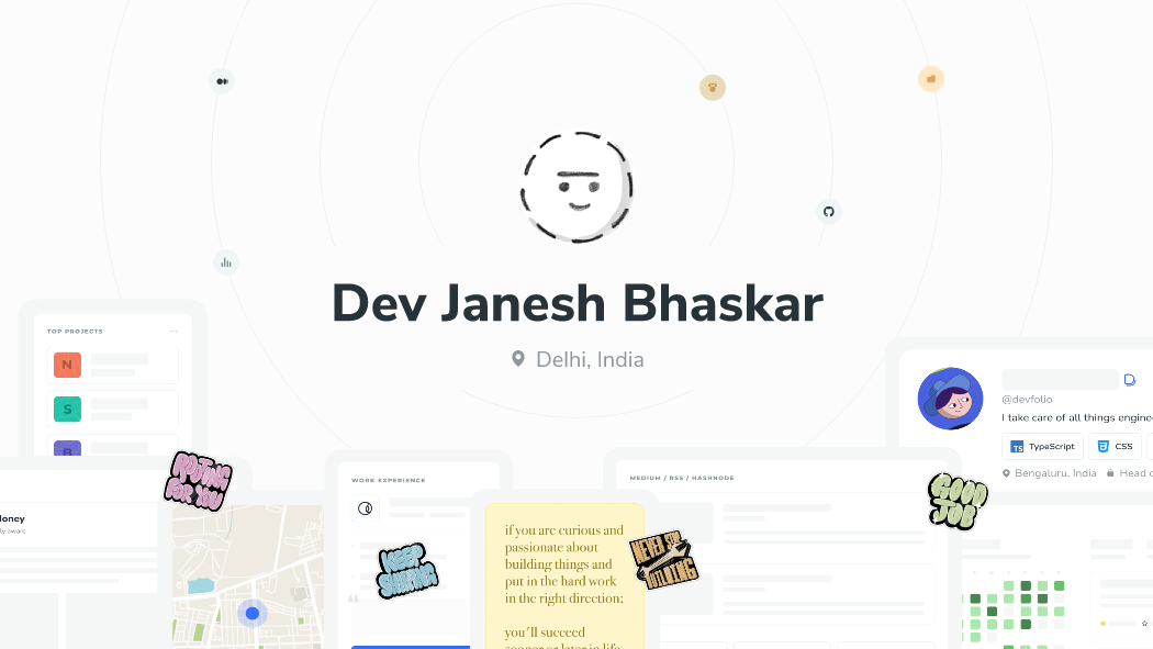 Dev Janesh Bhaskar | Devfolio