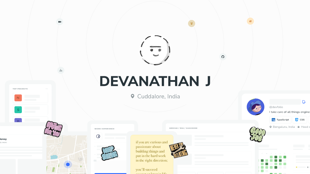 DEVANATHAN J | Devfolio