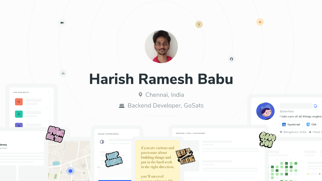Harish Ramesh Babu | Devfolio