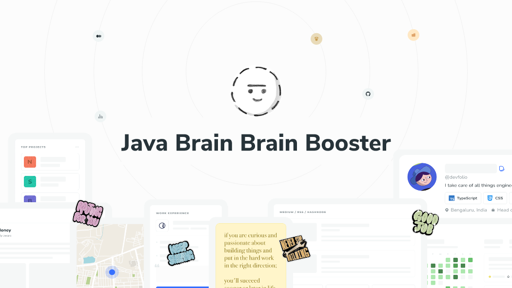 Java Brain Brain Booster | Devfolio