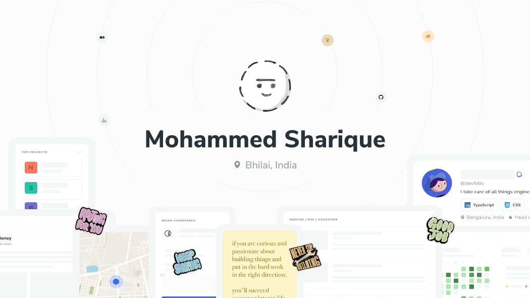Mohammed Sharique | Devfolio
