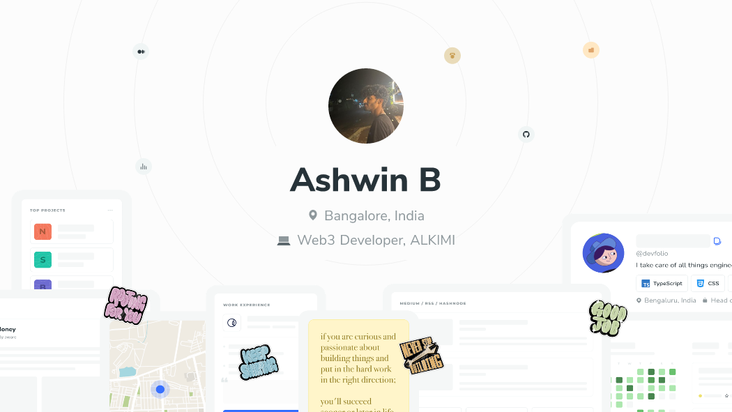 Ashwin B | Devfolio