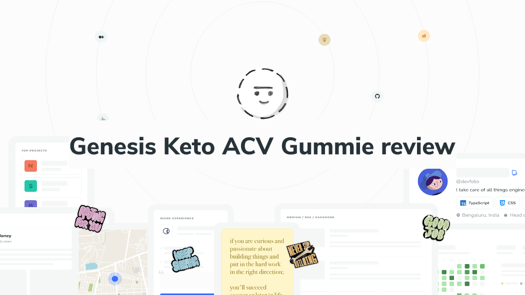 Genesis Keto ACV Gummie review | Devfolio