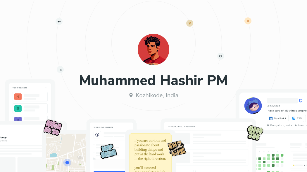 Muhammed Hashir PM | Devfolio