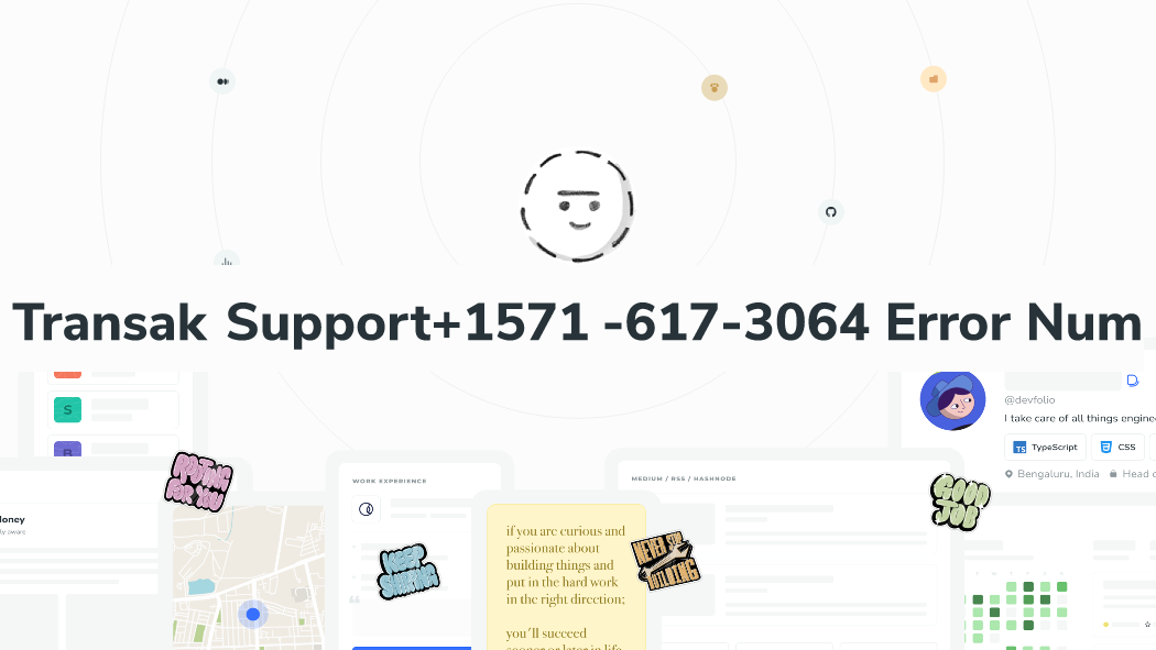 Transak Support+1571 -617-3064 Error Num | Devfolio