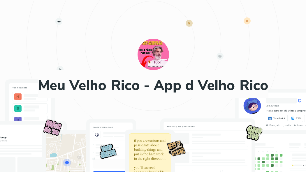Meu Velho Rico - App d Velho Rico | Devfolio