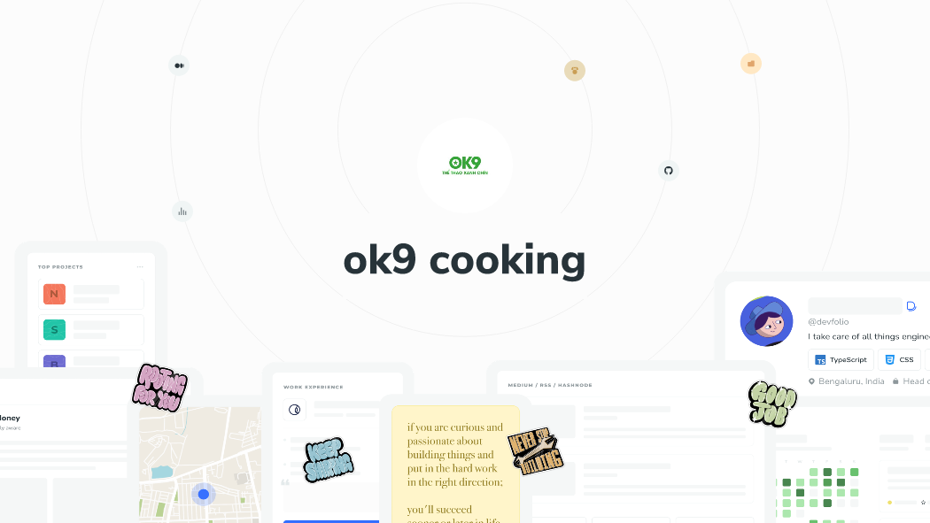 ok9 cooking | Devfolio