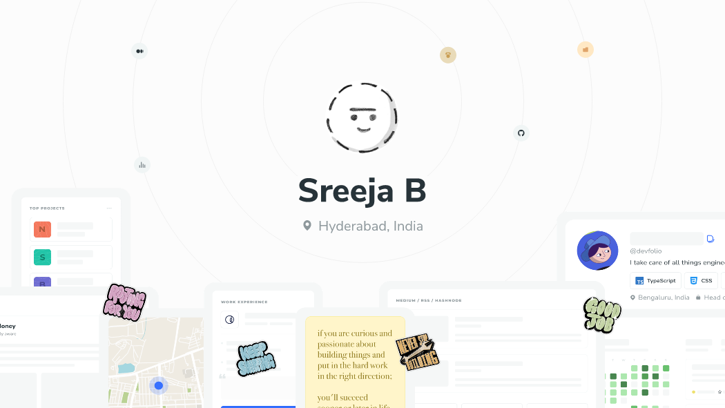 Sreeja B | Devfolio