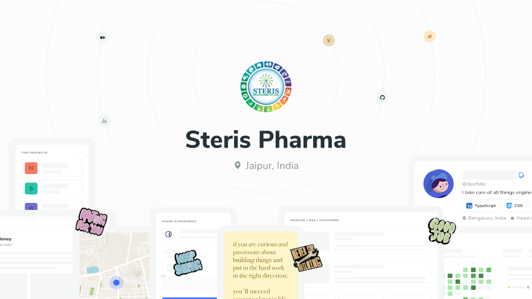 Steris Pharma | Devfolio